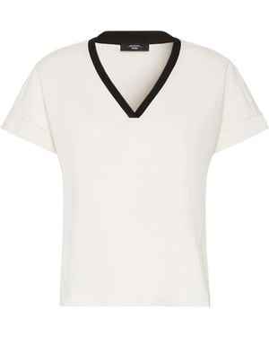 Weekend by Maxmara V-Neck T-Shirt - White