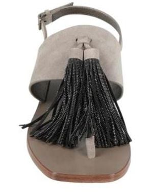 Brunello Cucinelli Simple Thong Sandals - Black