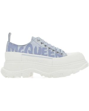 McQueen Tread Slick Chunky Trainers - Blue