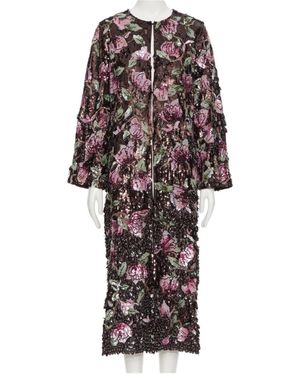 Valentino Long-Sleeved Dress With A Round Neck - White