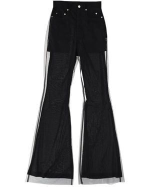 Rick Owens Bolan Flared Trousers - Black