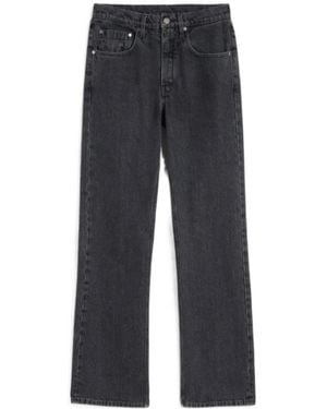 Jil Sander Flared Lightweight Denim Trousers - Grey