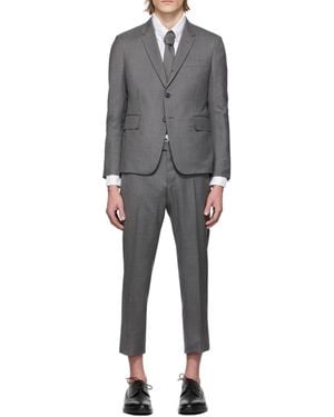 Thom Browne Slim-Cut Single-Breasted Suit - Grey