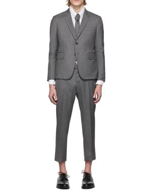 Thom Browne Slim-Cut Single-Breasted Suit - Grey