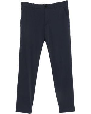 Incotex Elasticated-Waistband Trousers - Blue