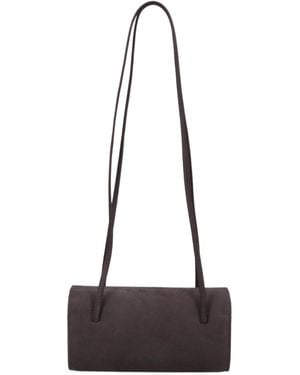 Faune Cylindrical Shoulder Bag - White