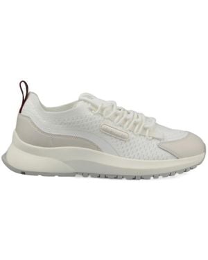 Bally Outline Logo-Patch Trainers - Grey
