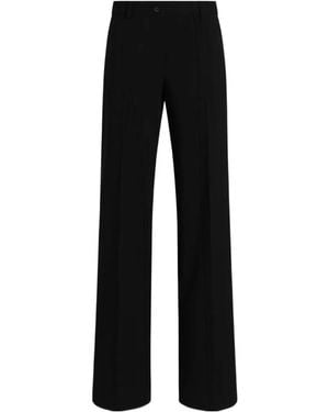 Dolce & Gabbana Straight Leg Trousers - Black