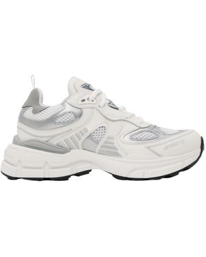 Axel Arigato Layered Leather And Mesh Trainers - White