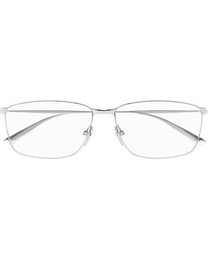 Balenciaga Eyewear Rectangle Frame Glasses - White