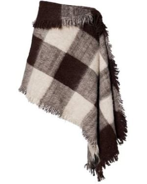 Proenza Schouler Kai Checked Alpaca And Wool-Blend Miniskirt - Brown