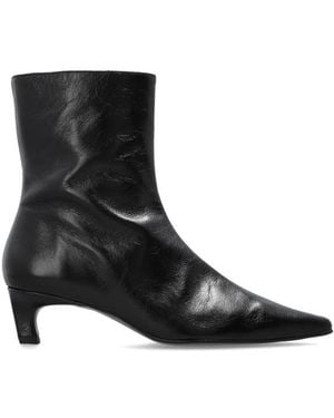 Alohas Ambar Side-Zip Ankle Boots - Black