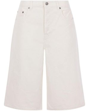 Haikure Pressed Crease Shorts - White
