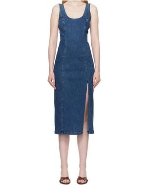 Rag & Bone Athena Denim Dress - Blue