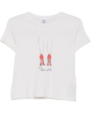 RE/DONE Printed T-Shirt - White