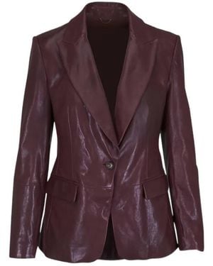 Brunello Cucinelli Single-Breasted Jacket - Purple