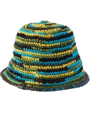 STAUD Meyers Raffia Bucket Hat - Green