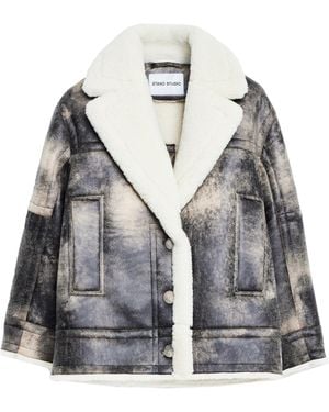 Stand Studio Louisa Button-Up Jacket - Grey