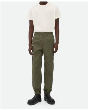 Bottega Veneta Straight Leg Trousers - Natural