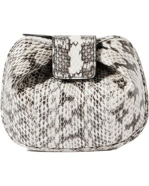 Gabriela Hearst Soft Demi Snake-Effect Leather Clutch - Multicolour