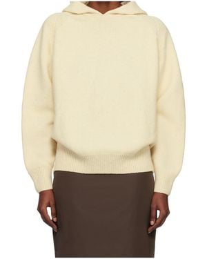 Baserange Soar Hooded-Neck Jumper - Natural