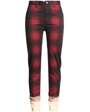 Maison Margiela Gabardine Skinny Trousers - Red