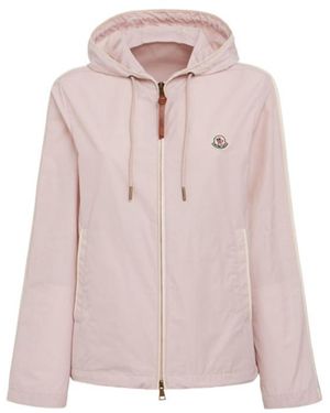 Moncler Sarracenia Tech Blend Casual Jacket - Pink