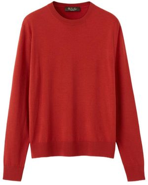 Loro Piana Royal Lightness Crewneck - Red