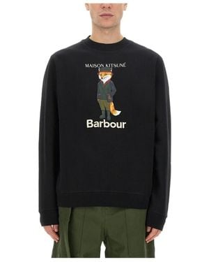 Barbour Round Neck Jumper - Grey
