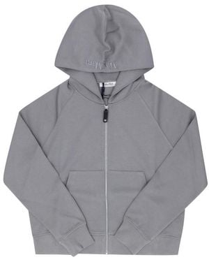 Max Mara Technical Cotton Jersey Sweatshirt - Grey