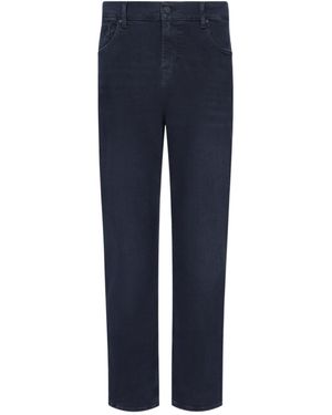 7 For All Mankind Straight-Leg Jeans - Blue