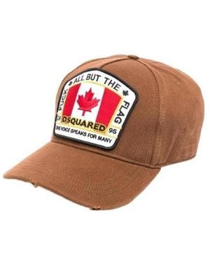 DSquared² Flag Patch Baseball Cap - Pink