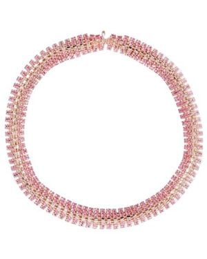 Magda Butrym Crystal-Embellished Necklace - Pink