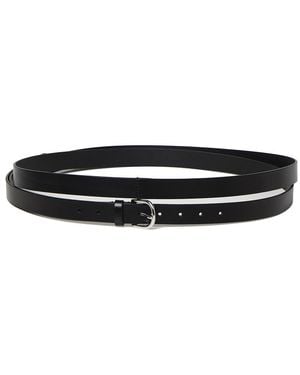 Isabel Marant Logo Belt - White