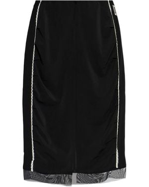 AVAVAV Sequin-Embellishment Midi Skirt - Black