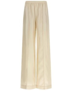 Loulou de Saison Elastic Waist Casual Trousers - Natural