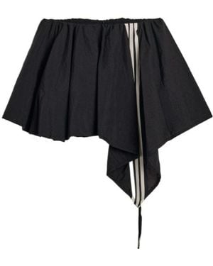 Y-3 Asymmetric Stripe Skirt - Black