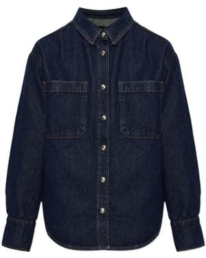 Anine Bing Utility Shirt - Blue