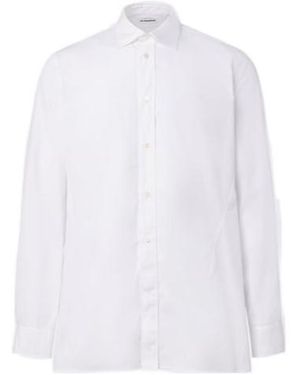 Jil Sander Cotton Poplin Shirt - White