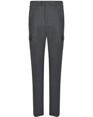 Incotex Flannel Cargo Trousers - Grey