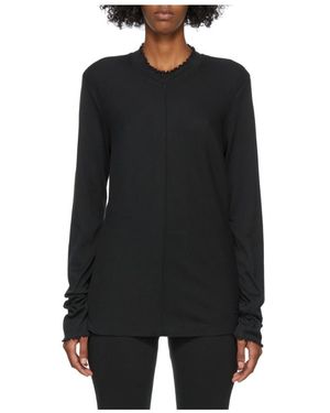 Raquel Allegra Long-Sleeved T-Shirt - Black