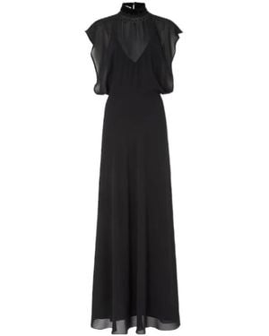 Fendi Cape Effect Gown - Black