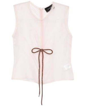 Simone Rocha Sleeveless Top - White