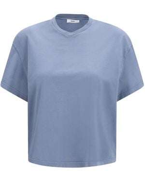 Rier Relaxed V-Neck T-Shirt - Blue