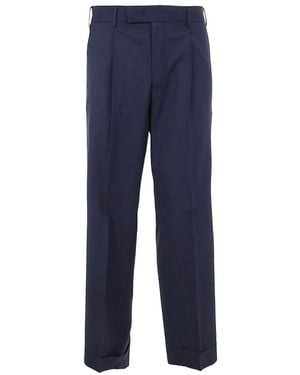 PT01 Logo Casual Trousers - Blue