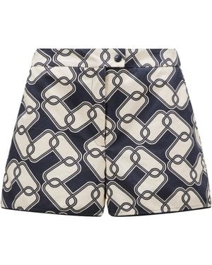 Moncler Patterned Mini Shorts - Multicolor