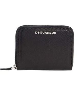 DSquared² Twin-Zip Wallet - Black