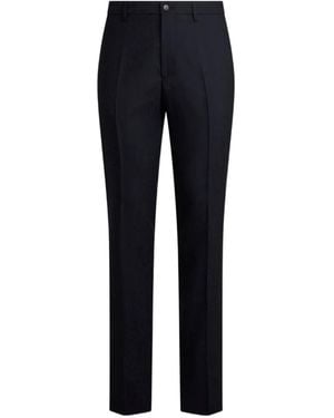 Etro Pleated Tailored Trousers - Blue