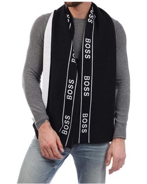 BOSS Ulfino Scarf Set - Black