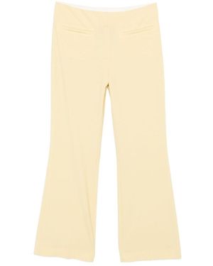 Semicouture Classic Casual Pants - Natural